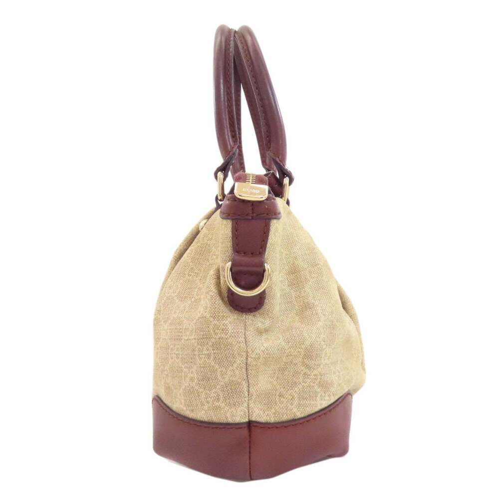 GUCCI Authentic Brown Canvas Tote Bag - Picture 3 of 16